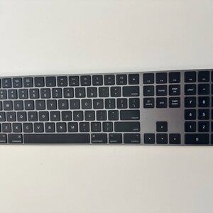 Genuine Apple Magic Keyboard with Numeric Keypad (Space Gray/ Black) A1843